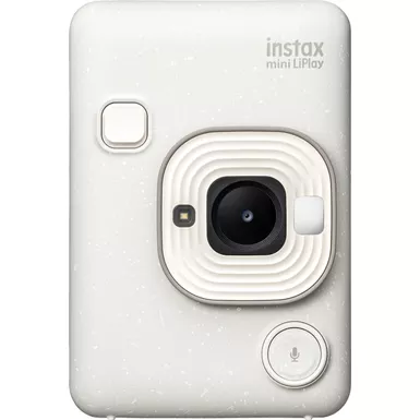 image of Fujifilm - INSTAX MINI LIPLAY Hybrid Instant Camera - Misty White with sku:bb22335765-bestbuy
