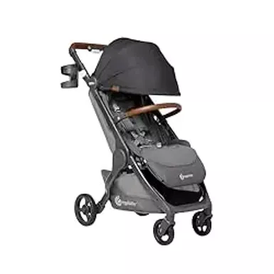 image of Ergobaby Metro+ Deluxe Compact Baby Stroller, Lightweight Umbrella Stroller Folds Down for Overhead Airplane Storage (Carries up to 50 lbs), Car Seat Compatible, Skyline Shadow with sku:b0cw8pyzsg-amazon