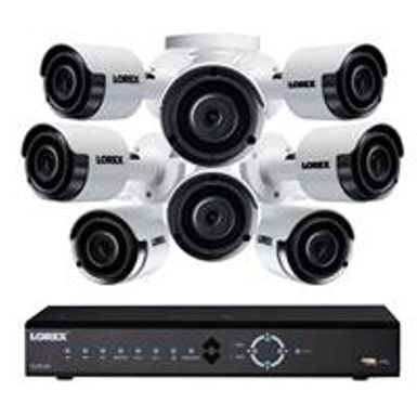 Lorex 16-Channel 4K UHD NVR with 3TB HDD and 8x 5MP Night Vision Bullet Cameras