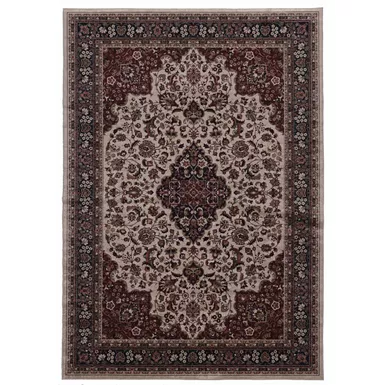 Hungas Cream And Rust 5X7 Area Rug