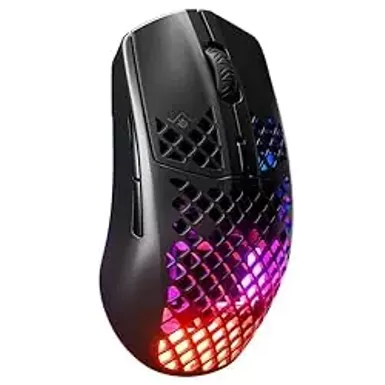 SteelSeries Aerox 3 Wireless - Super Light Gaming Mouse - 18,000 CPI TrueMove Air Optical Sensor - Ultra-lightweight 68g Water Resistant Design - 200 Hour Battery Life - Onyx