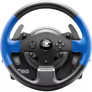image of Thrustmaster - T150 RS Racing Wheel for PlayStation 4 and PC; Works with PS5 games - Black with sku:bb19855618-bestbuy