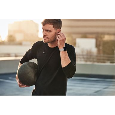 Alt View Zoom 14. Fitbit - Versa 2 Health & Fitness Smartwatch - Mist Gray