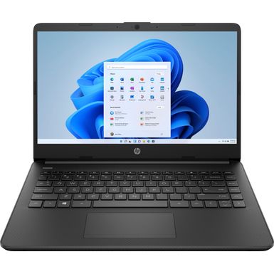 image of HP - 14" Laptop - Intel Celeron - 4GB Memory - 64GB eMMC - Jet Black with sku:bb21960914-6499753-bestbuy-hp