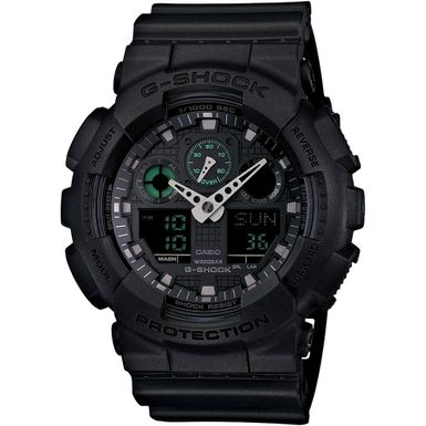 image of Casio Mens Black G-Shock Military Watch with sku:ga100mb1a-electronicexpress