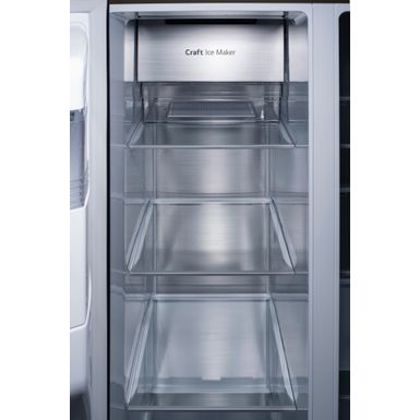 Alt View Zoom 14. LG - 27 Cu. Ft. Side-by-Side Smart Refrigerator with Craft Ice and InstaView - Stainless steel