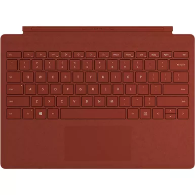 image of Microsoft Go Type Cover, Poppy Red with sku:7mr421-ingram