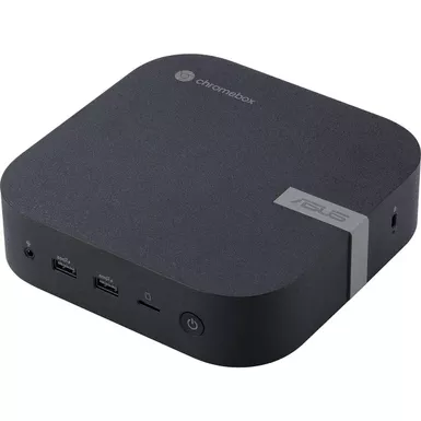 ASUS Chromebox 5 Enterprise Mini Desktop Computer, Intel Core i5-1240P 1.7GHz, 8GB RAM, 128GB SSD, Chrome OS, Eco Black