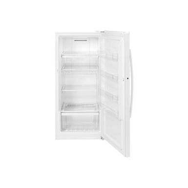 image of Ge 14.1 Cu. Ft. White Garage Ready Frost-free Upright Freezer with sku:fuf14dlrwh-abt