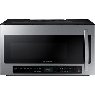 image of Samsung - microwave oven - built-in - stainless steel with sku:bb21219445-6345899-bestbuy-samsung