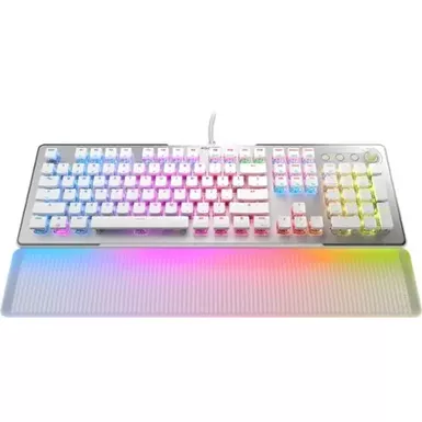 image of ROCCAT - Vulcan II Max Full-size Wired Keyboard with Optical Titan Switch, RGB Lighting, Aluminum Top Plate and Palm Rest - White with sku:b0bdqtxd4p-amazon