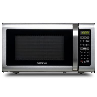 image of 1.6 Microwave Oven, Brushed Stainless Steel - Stainless Steel with sku:e5g8syaherkmwc_yog69zastd8mu7mbs-far-ovr
