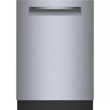 image of Bosch - 500 Series 24" Top Control Smart Built-In Stainless Steel Tub Dishwasher with 3rd Rack and AutoAir, 44dBA - Stainless Steel with sku:bb22129943-bestbuy
