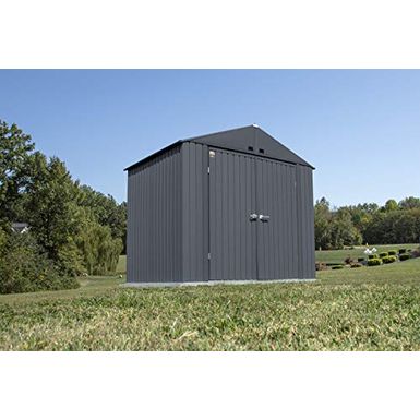 rent to own arrow shed 8' x 6' elite steel shed with high