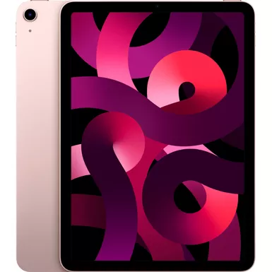 image of Apple 10.9-Inch iPad Air Latest Model (5th Generation) with Wi-Fi 64GB Pink with sku:bb20245524-bestbuy
