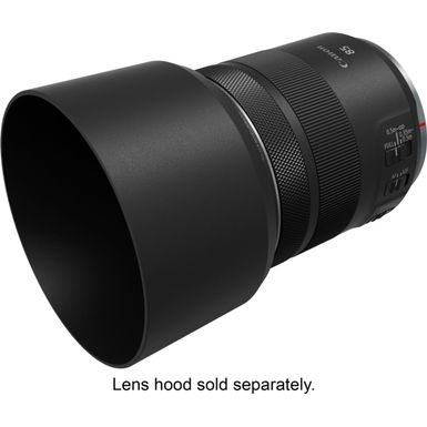 Alt View Zoom 11. Canon - RF 85mm f/2 Macro IS STM Medium Telephoto Lens for EOS R Cameras - Black