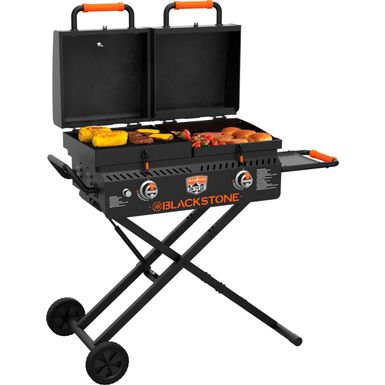 image of Blackstone - On the Go 17-in. Tailgater Outdoor Griddle - Black with sku:bb22066664-6528795-bestbuy-blackstone
