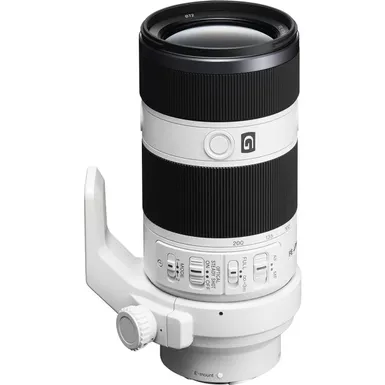 image of Sony - 70-200mm f/4 G E-Mount Telephoto Zoom Lens - White with sku:iso702004-adorama