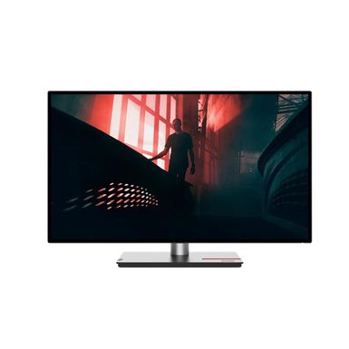 image of Lenovo ThinkVision P27q-30 27" 16:9 QHD IPS WLED LCD HDR Monitor with Webcam, Raven Black with sku:63a2zar1us-lenovo