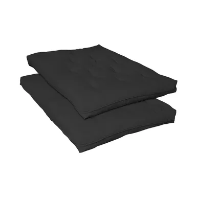 9"Deluxe Innerspring Futon Pad Black