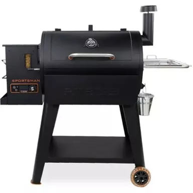 image of Pit Boss - Sportsman 820 Sq. In. Pellet Grill with Wi-Fi & Bluetooth Connectivity - Black with sku:bb22066945-bestbuy