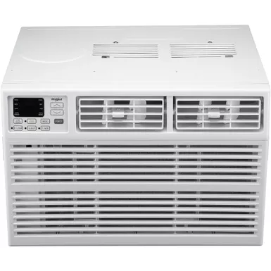 image of Whirlpool - 450 Sq. Ft. 10,000 BTU Window Air Conditioner - White with sku:bb21049154-bestbuy