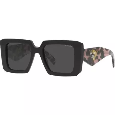 Prada Sunglasses (PR23YS-1AB5S0, Black/Dark Grey)