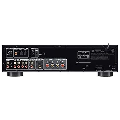 Denon Black Integrated Amplifier With 70w Power Per Channel