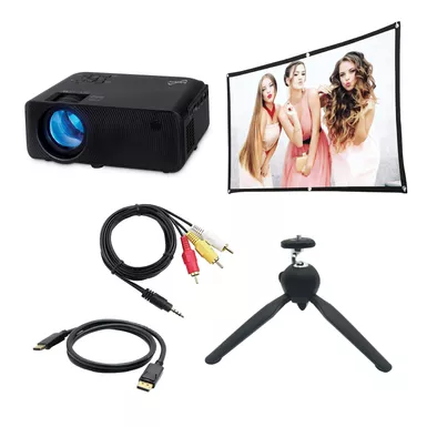 image of Supersonic - HD Digital Bluetooth Projector w/ Accessory Kit with sku:sc-82pkit-powersales