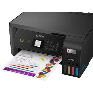 Alt View Zoom 20. Epson - EcoTank ET-2800 Wireless Color All-in-One Inkjet Cartridge-Free Supertank Printer - Black