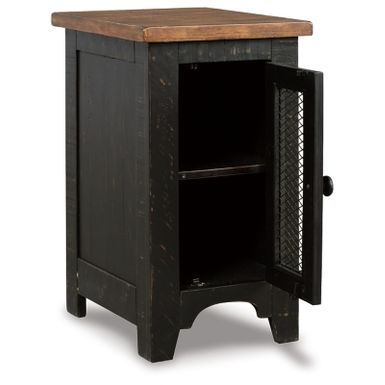 image of Black/Brown Valebeck Chair Side End Table with sku:t468-7-ashley
