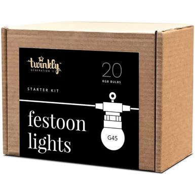 image of Twinkly Festoon Lights - Starter Kit - Generation II with sku:twf020stp-electronicexpress
