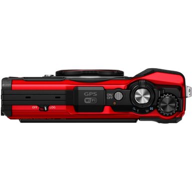 Left Zoom. Olympus - Tough TG-6 4K 3840x2160 12 Megapixel Digital Camera - RED