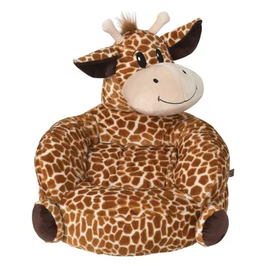 image of Trend Lab Children's Plush Giraffe Character Chair - Brown with sku:dkm669zw6hh_mbgzba4mlastd8mu7mbs-overstock