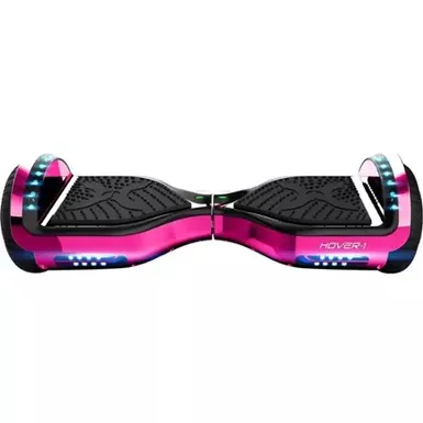image of Hover-1 - Chrome 2.0 Electric Self-Balancing Scooter w/6 mi Max Operating Range & 7 mph Max Speed - Pink with sku:bb21420675-6390430-bestbuy-hover-1