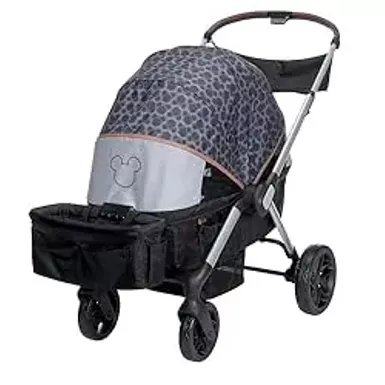 image of Disney Baby Summit Wagon Stroller fits 2 Kids Includes Removable Child Tray and 2 Cup Holders, Mickey Mouse with sku:b0cqkn4m8d-amazon