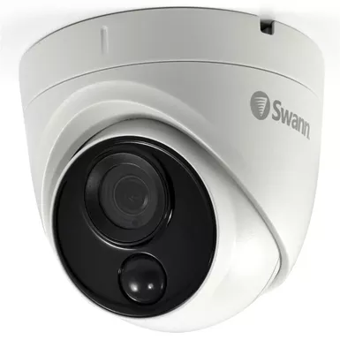 Swann - 4K Dome, Add on Dome Camera w/Night Vision - White