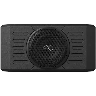 image of Stinger - 12” Single-Voice-Coil 2-Ohm Loaded Subwoofer Enclosure - Black with sku:bb22210057-bestbuy