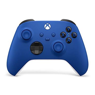 image of Microsoft - Controller for Xbox Series X, Xbox Series S, Xbox One - Shock Blue with sku:bb21644271-6430660-bestbuy-microsoft