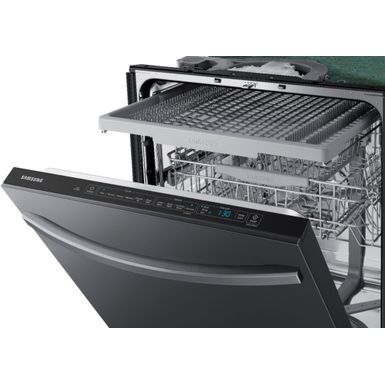 Alt View Zoom 11. Samsung - StormWash 24" Top Control Built-In Dishwasher with AutoRelease Dry, 3rd Rack, 48 dBA - Black stainless steel