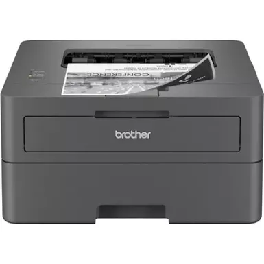 image of Brother - HL-L2400D Black-and-White Laser Printer - Gray with sku:bb22252428-bestbuy