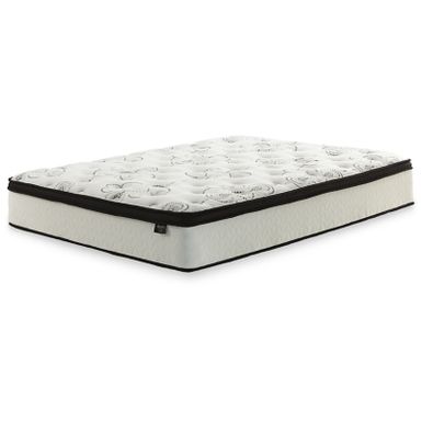 image of White Chime 12 Inch Hybrid Queen Mattress/ Bed-in-a-Box with sku:m69731-ashley