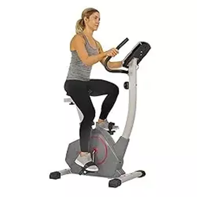 image of Sunny Health & Fitness Elite Interactive Performance Series Stationary Exercise Upright Bike with Optional Exclusive SunnyFit® App Enhanced Connectivity with sku:b07xqm9nrj-amazon