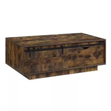 ACME Bellarosa Coffee Table, Rustic Oak