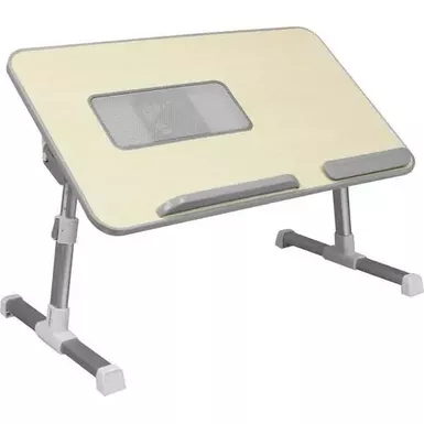 image of Aluratek - Adjustable Ergonomic Laptop Cooling Table with Fan - White with sku:bb20624014-bestbuy