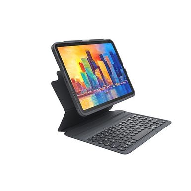 image of ZAGG - Pro Keys Wireless Keyboard and Detachable Case for Apple iPad Air 10.9"(4th Generation 2020) - Black with sku:bb21646583-6436935-bestbuy-invisibleshield