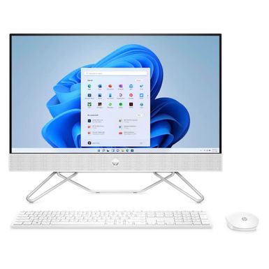 image of HP 23.8 inch All-in-One Desktop PC - Intel Core i5-1235U - 8GB/512GB - White with sku:24cb1170-electronicexpress