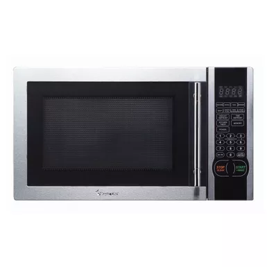 image of Magic Chef 1.1 cu. ft. Stainless Countertop Microwave Oven with sku:mc110mst-magicchef