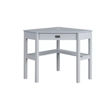 Pervis Corner Desk Gray