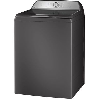 Left Zoom. GE Profile - 5.0 Cu Ft High Efficiency Smart Top Load Washer with Smarter Wash Technology, Easier Reach & Microban Technology - D